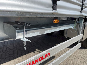 Ny Hangler Gardintrailer med bakgavellift