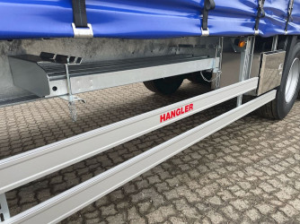 Ny Hangler Gardintrailer med bakgavellift