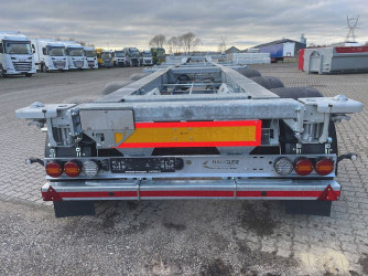 Ny Hangler 3 axlad Container trailer ADR