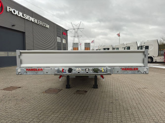 Hangler 3 axlad Jumbotrailer med 2800 mm hydraulisk ramp