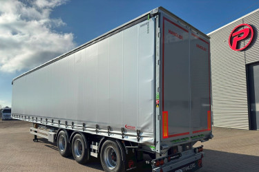 Hangler 3-axlad 45-tons gardintrailer Nordic Gardin