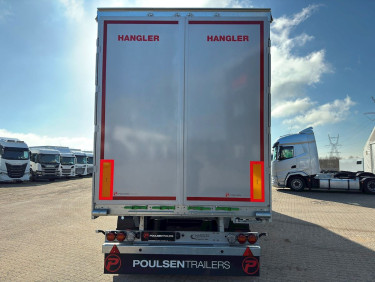 Hangler 3-axlad 45-tons gardintrailer Nordic Gardin