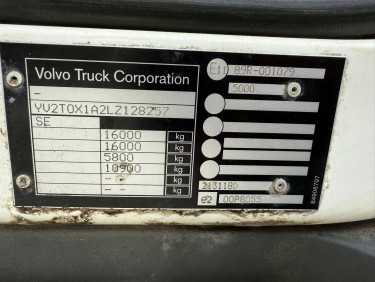 Volvo FL 250 16 ton Skåpbil