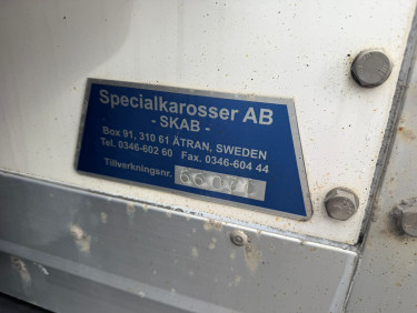Volvo FL 250 16 ton Skåpbil