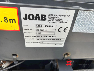DAF CF 430 6x2*4 FAN lastväxlarkranbil