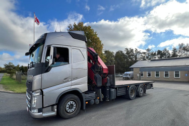 Volvo FH 420 Kran/Fast flak