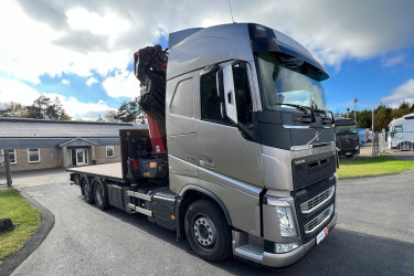 Volvo FH 420 Kran/Fast flak