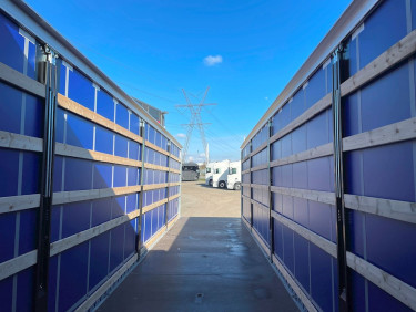 3 axlad gardintrailer