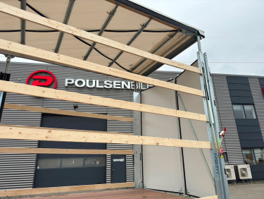 3 axlad gardintrailer