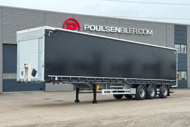 3 axlad trailer 45 ton med hållar för truck