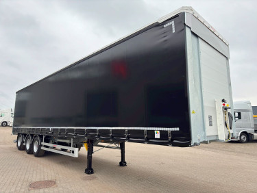 3 axlad trailer 45 ton med hållar för truck