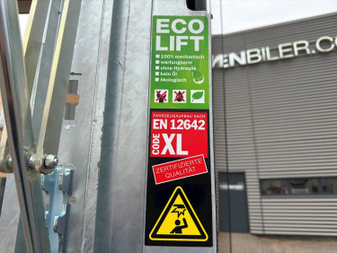 3 axlad trailer 45 ton med hållar för truck