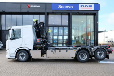 XD 450 6x2*4 kran och lastväxlare