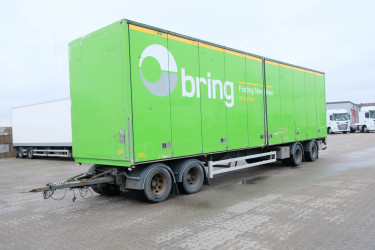 Kaupe 4 axlad skåpvagn reparationsobjekt