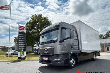 MAN TGL 8-220 4x2 BL fast skåpbil inkl. 2 st växelflak