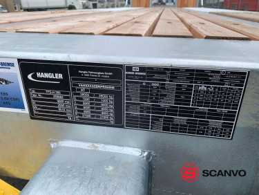 Hangler TPS-H 280 Jumbo-Z 3-axlad maskinkärra