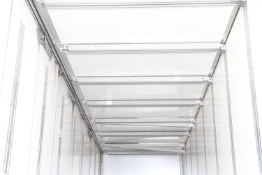 Närko 4 axlad skåpvagn med uppningsbar sida