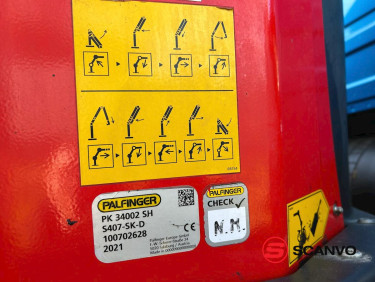 Volvo FMX 540 8x4 Palfinger Tip/kran