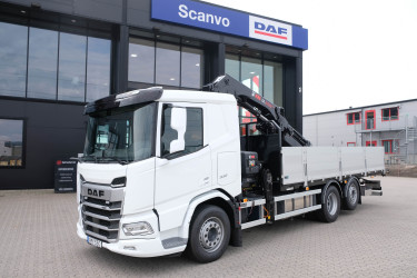 XD 410 FAN Brädgårdsbil med Hiab iX 228 E-5 kran