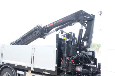 XD 410 FAN Brädgårdsbil med Hiab iX 228 E-5 kran