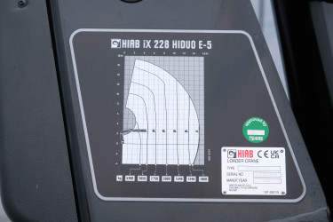 XD 410 FAN Brädgårdsbil med Hiab iX 228 E-5 kran