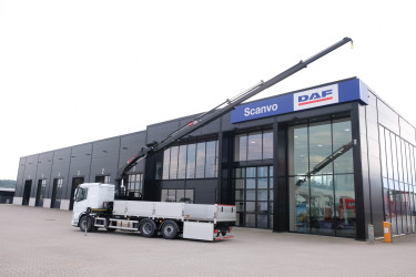 XD 410 FAN Brädgårdsbil med Hiab iX 228 E-5 kran