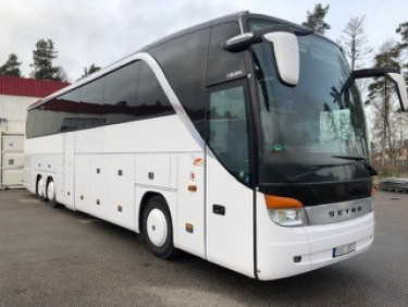 Setra Husbil med kärra