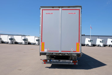 Hangler 3 axlad gardintrailer
