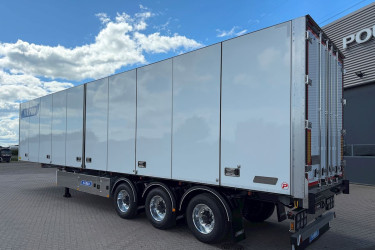 Ny Närko 3 axlad utrikes skåptrailer