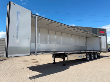 Ny Närko 3 axlad utrikes skåptrailer