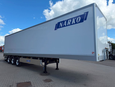 Ny Närko 3 axlad utrikes skåptrailer