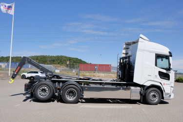 DAF XF530 FAN 6x2*4 lastväxlare med HIAB 21 ton - klar för jobb