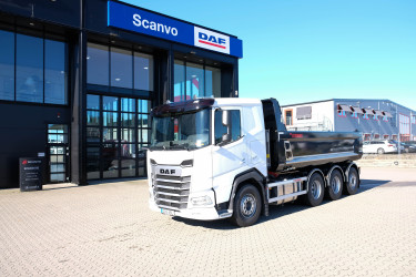 Ny DAF XF 530 Tridem Zetterbergs dumperbil – klar för jobb!