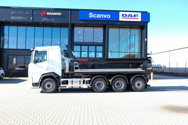Ny DAF XF 530 Tridem Zetterbergs dumperbil – klar för jobb!