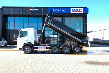 Ny DAF XF 530 Tridem Zetterbergs dumperbil – klar för jobb!