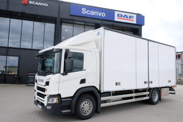 Scania P280 4x2 SKAB skåpbil - låg mätarställning och Zepro lift