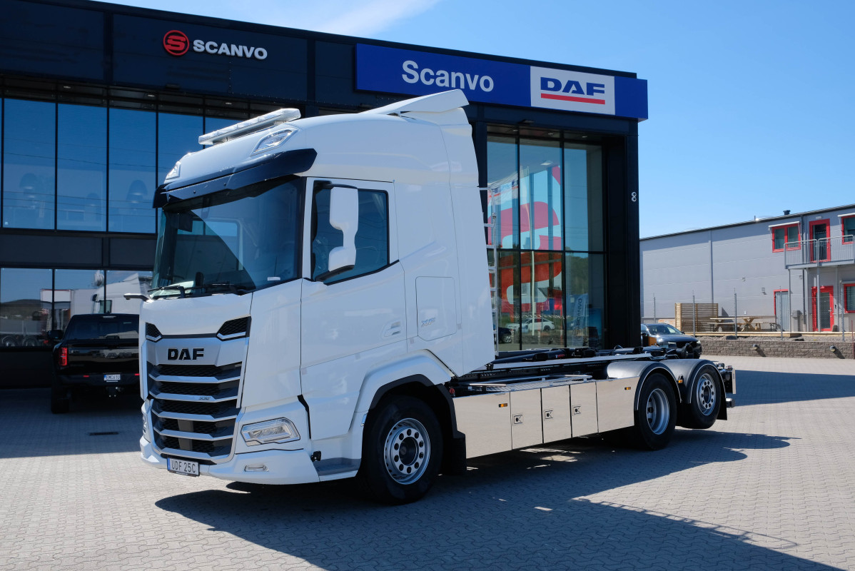 Ny DAF XF 530 FAN Hiab Lastväxlare för omg leverans Ny DAF XF 530 FAN Hiab Lastväxlare för omg leverans